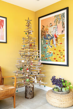 Eco Friendly Wooden Christmas Tree Sizes 2ft To 6ft, 4 of 11