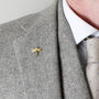 Dragonfly Lapel Pin – Silver/Gold Vermeil Plated, thumbnail 4 of 6