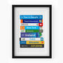 Personalised Travel Memories Print, thumbnail 3 of 5