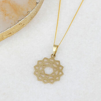 9ct Gold Chakra Necklace, 4 of 7