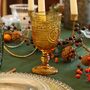 Set Of Four Vintage Embossed Coloured Wine Glasses, thumbnail 7 of 10