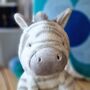 100% Recycled Large Soft Toy Zebra, thumbnail 3 of 3
