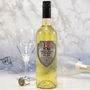 I Love You Personalised Wine With Pewter Label, thumbnail 3 of 8