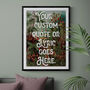 Custom Quote Vintage Floral Art Print, thumbnail 1 of 5