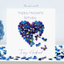 Husband Heavenly Birthday Butterfly Heart Card, thumbnail 1 of 12