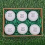 Six Branded Golf Balls Personalised With ''If Found, Please Return To .. ..'', thumbnail 3 of 10