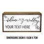 Personalised Light Box Welcome To The Wedding Sign, thumbnail 5 of 7