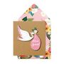 Handmade Babyshower Baby Girl Personalised Greeting Card, thumbnail 1 of 5