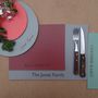 Personalised Leather Christmas Placemats, thumbnail 7 of 12