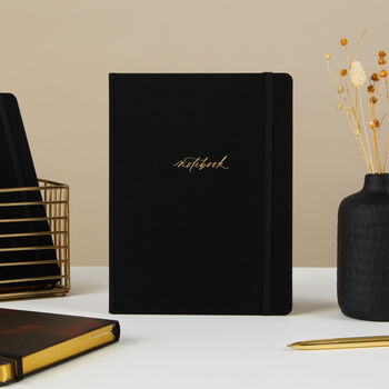 Luxury Notebook Black Cloth, 4 of 4