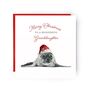 Christmas Cards Festive Animal For Uncle, Aunt, Grandson, Grandaughter, thumbnail 3 of 5