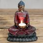 Antique Buddha Devotee Candle Holder, thumbnail 1 of 4