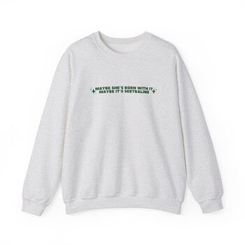 Maybe It's Sertraline Embroidered Crewneck Sweatshirt, 7 of 9