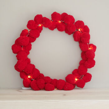 Giant Snowball Wreath Light, 4 of 4