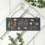 Personalised Garden Hanging Slate Sign Gift, thumbnail 1 of 4