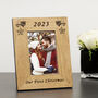 Personalised Our First Christmas Picture Frame, thumbnail 2 of 2