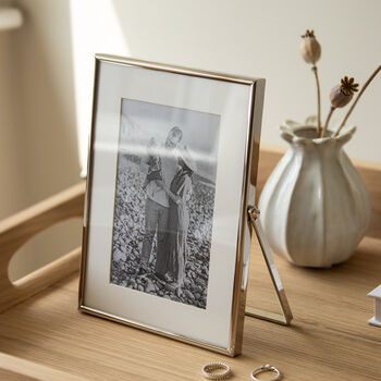 Silver Plated Easel Photo Frame, 3 of 6