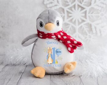 Personalised Blue First New Years Teddy, 7 of 12