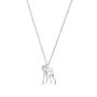 Personalised Boxer Silver Necklace, thumbnail 2 of 7