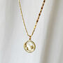 Mother Of Pearl Moon Gold Vermeil Necklace, thumbnail 1 of 8