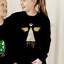 Kids Personalised Angel Christmas Sweatshirt, thumbnail 1 of 3