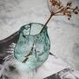 Moun Blue Lustre Glass Bud Vase, thumbnail 1 of 3