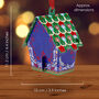Pop Up 3D Christmas Cuckoo Clock Greeting Card Bauble Decoration, thumbnail 7 of 7