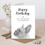 French Bulldog Birthday Card, thumbnail 1 of 5
