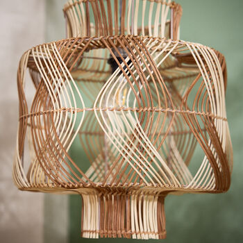 Two Tone Woven Ceiling Shade, 5 of 5
