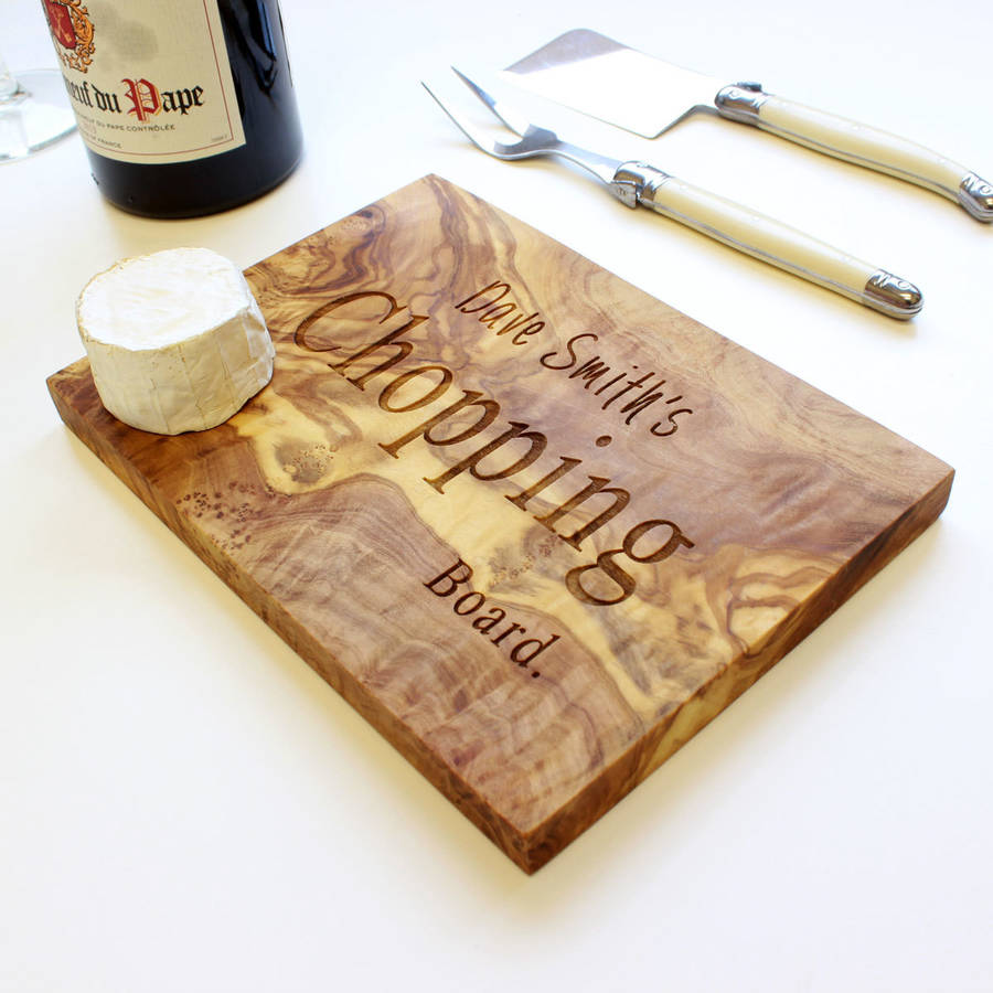 Personalised Engraved Cheese Board By The Rustic Dish 