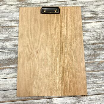 Personalised Wooden Clipboard, 5 of 6