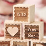 New Baby Gift Keepsake Building Block, thumbnail 2 of 10
