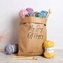 Breton Stripe Wrap Easy Knitting Kit, thumbnail 7 of 7
