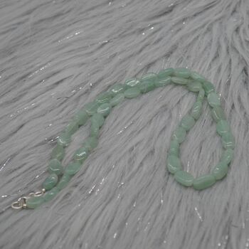 Light Green Aventurine Beaded Necklace, 3 of 6