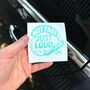 Not Fast Just Loud Car Decal Sarcastic Car Sticker, thumbnail 5 of 10