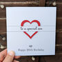 Personalised 20th Birthday Card For Son – Special Elegant Keepsake – Handmade Gift For Son, Milestone Greeting Card, thumbnail 1 of 4