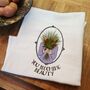 Personalised June Birth Flower Tea Towel, thumbnail 5 of 9