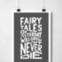 Fairy Tales Of Yesterday Lyric Print, thumbnail 7 of 9