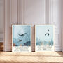 Set Of Two Natural History Museum Ocean Art Prints, thumbnail 2 of 4