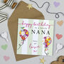 Blooming Balloon Nana Birthday Card, thumbnail 1 of 2
