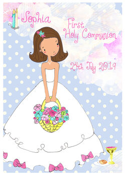 Personalised First Holy Communion Card, 3 of 10