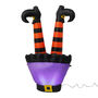 Inflatable Witch's Legs Halloween Decoration, thumbnail 2 of 2