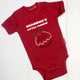 Personalised Little Christmas Puddin' Babygrow/T Shirt, thumbnail 1 of 12