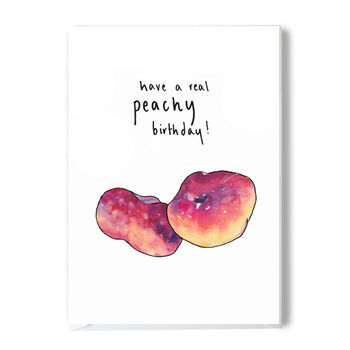 Peachy Birthday Card, 2 of 2