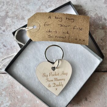 Pocket Hug Personalised 'Back To School' Keyring, 5 of 5