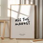 'Aff The Market' Personalised Scottish Engagement Print, thumbnail 2 of 2