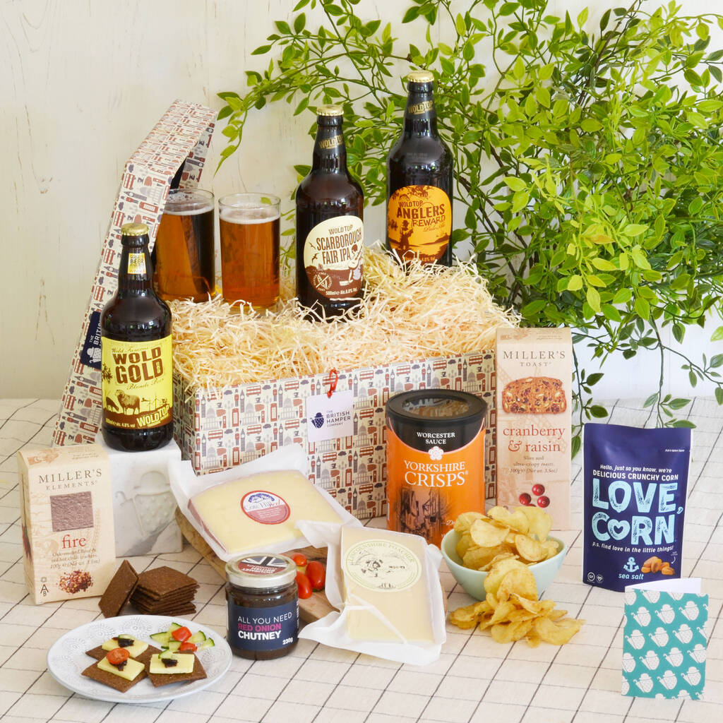British Beer And Cheese Hamper By The British Hamper Company