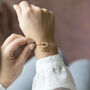Gold Plated Friendship Knot Bangle, thumbnail 6 of 11