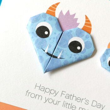 Funny Happy Father's Day Little Monster Card, 4 of 8