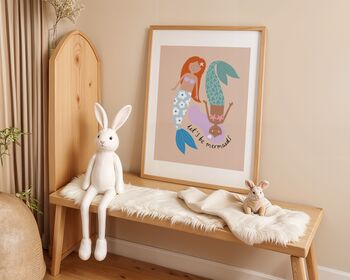 Let’s Be Mermaids Art Print, 6 of 9